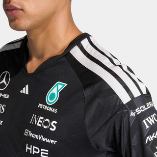 เสื้อยืดผู้ชาย Mercedes-AMG Petronas F1 Team Driver 2026 สีดำ