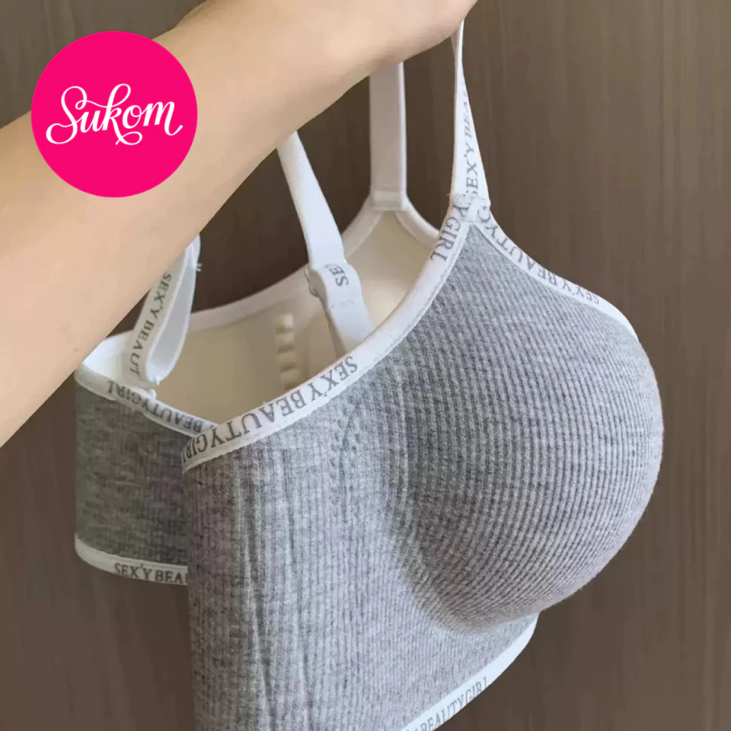 Sukom เสื้อชั้นใน ไร้รอยต่อ ชุดชั้นในเสริมกระชับ โชว์ร่องอกสุดเซ็กซี่ ไร้ขอบ สบายผ้านิ่ม thumbnail 9