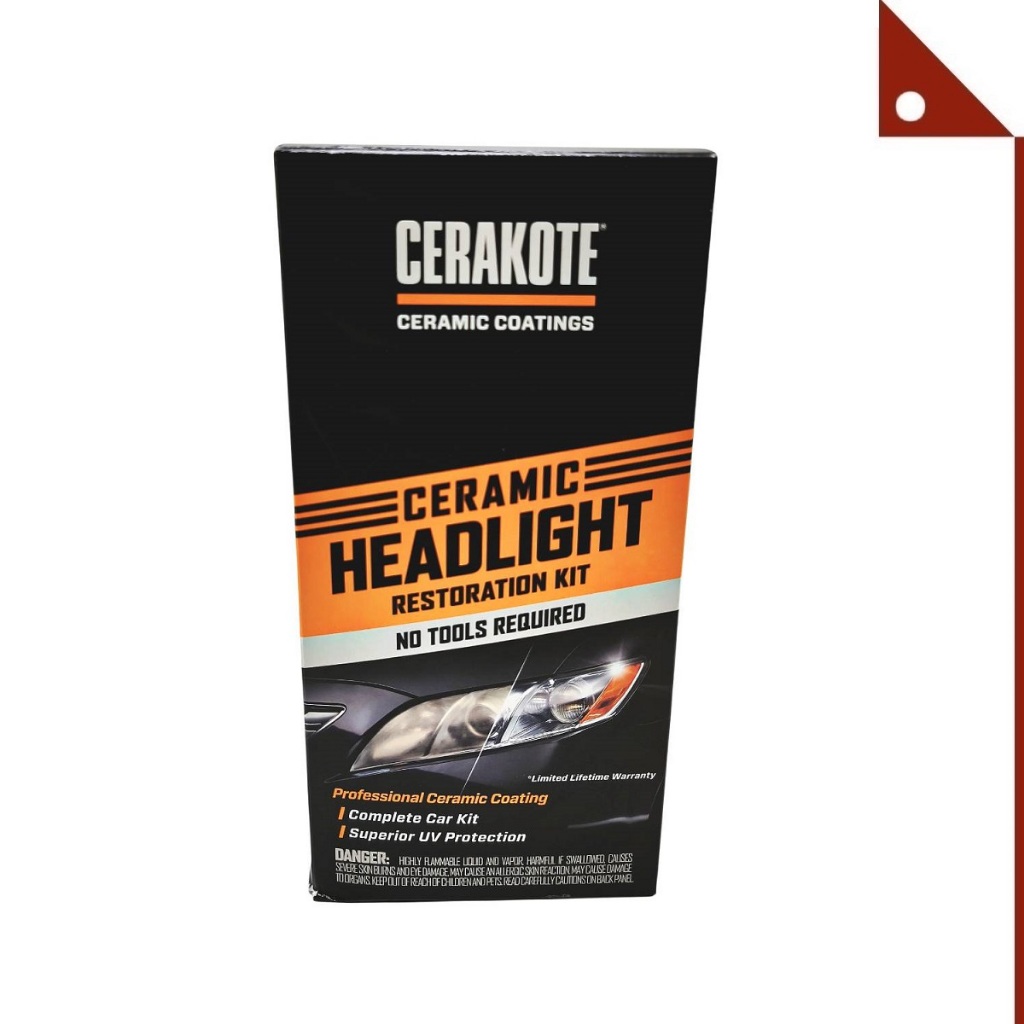 CERAKOTE : CRK61501* ชุดขัดและเคลือบฟื้นฟูไฟหน้ารถยนต์ Ceramic Headlight Restoration Kit