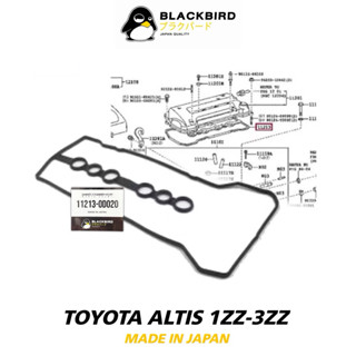 BLACKBIRD ประเก็นฝาวาล์ว ALTIS [1ZZ-3ZZ-FE] ยางฝาวาวล์ MADE …