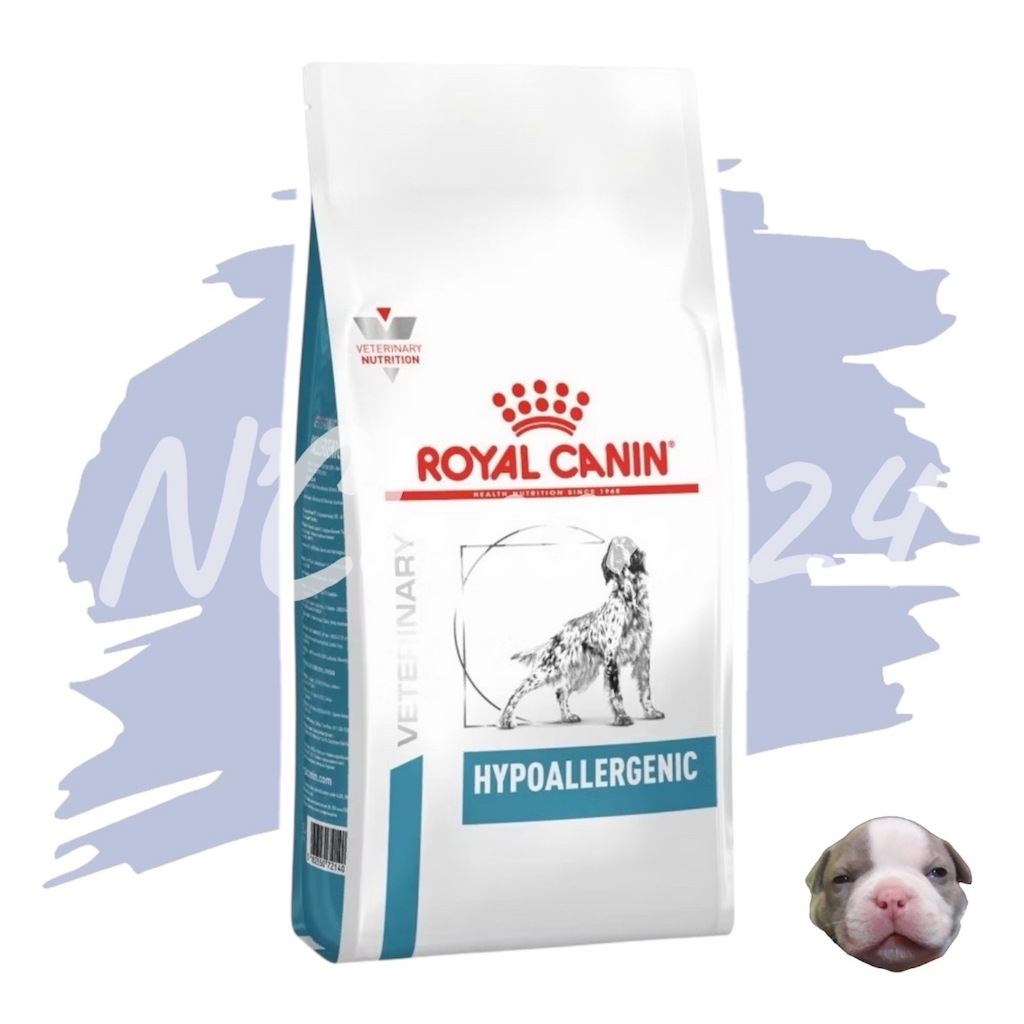 Royal Canin Hypoallergenic 14 kg หมดอายุ10/26 อาหารสุนัขสำหรับสุนัขที่มีปัญหาเรื่องแพ้อาหาร