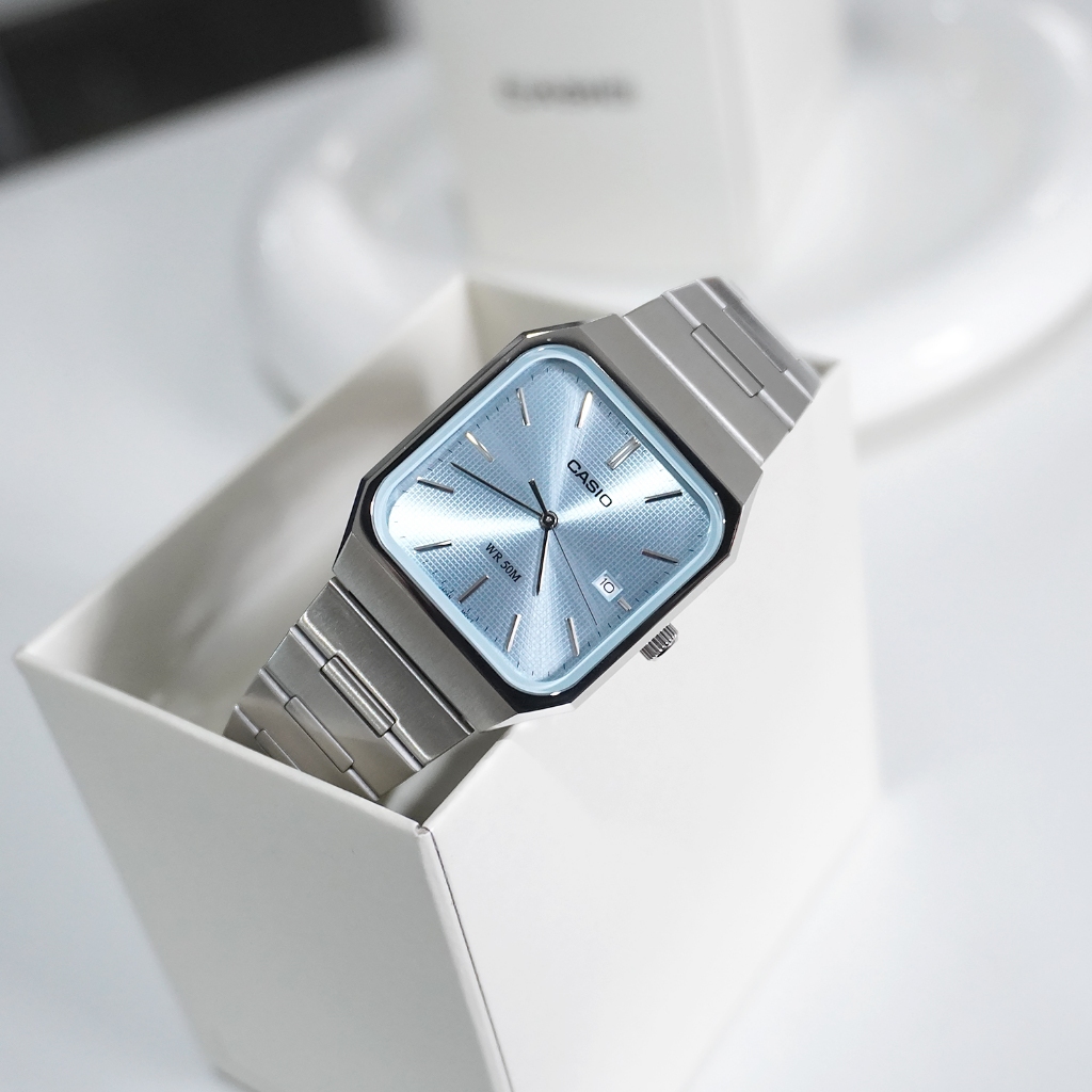 Casio Standard นาฬิกาข้อมือ รุ่น MTP-B185 (MTP-B185B-7A,MTP-B185D-1A,MTP-B185D-2A2,MTP-B185G-9A)