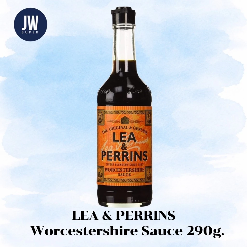 ซอสเปรี้ยว ลี แอนด์ เพอร์รินส์ วูสเตอร์ไซร์ซอส Lea & Perrins Worcestershire Sauce ขนาด 290 กรัม(g.) BBE: 30/06/2027