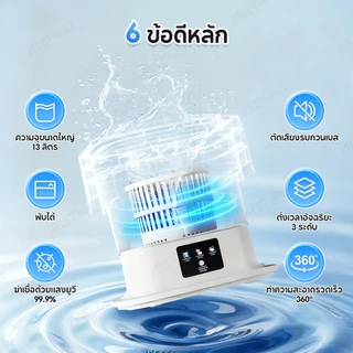 ALLTOU เครื่องซักผ้ามินิ 13L เครื่องซักผ้า พับได้ พกพา ฆ่าเชื้อ 99% 3 ระดับ มอเตอร์แรง ประหยัดพื้นที่ หอพัก washer