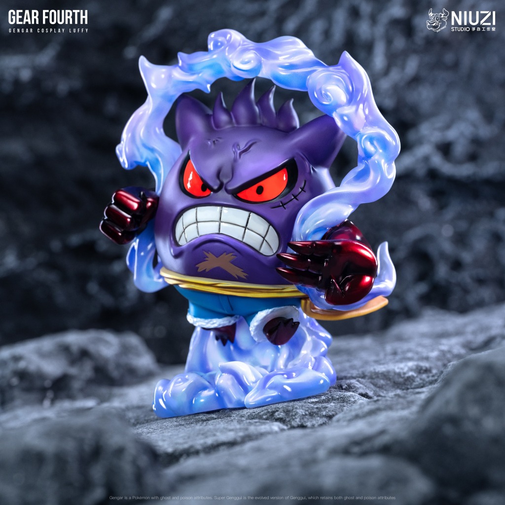 NIUZI Studio - Gengar Gear 4 โมเดล เรซิ่น ของแท้ มือใหม่ พร้อมส่ง