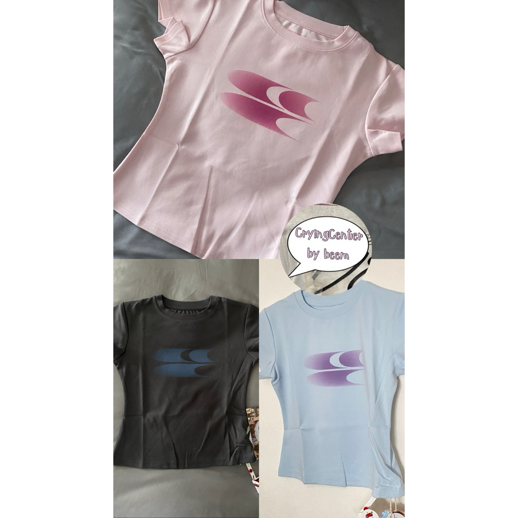 [Pre] CryingCenter | เสื้อยืดผู้หญิง ทรงเบบี้ที ใส่สบาย ของแท้💯