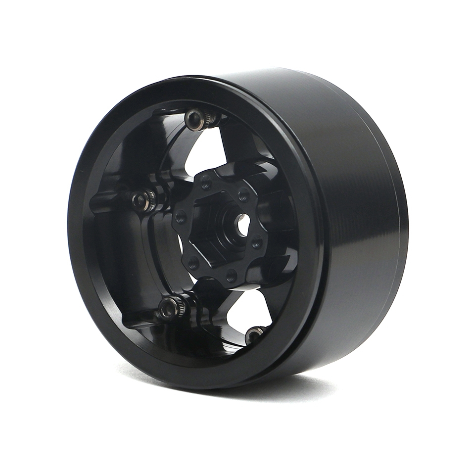 .ล้อ1.9 BRW780912BK : Boom Racing TE37X KRAIT™ 1.9 ล้ออะลูมิเนียมแบบบีดล็อก พร้อมฮับ XT606 สีดำ (จำน