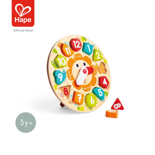 Hape Chunky Clock Puzzle นาฬิกาตัวต่อ 3 ขวบขึ้นไป