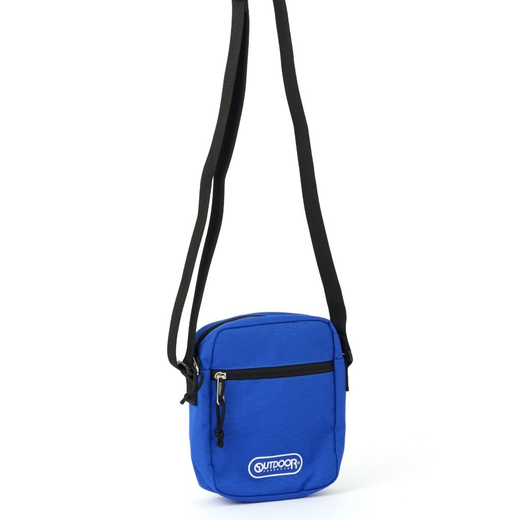 OUTDOOR PRODUCTS 2509 Square Shoulder Bag / กระเป๋าสะพายข้างสีน้ำเงิน ขนาดกะทัดรัด สายสะพายยาวปรับได้