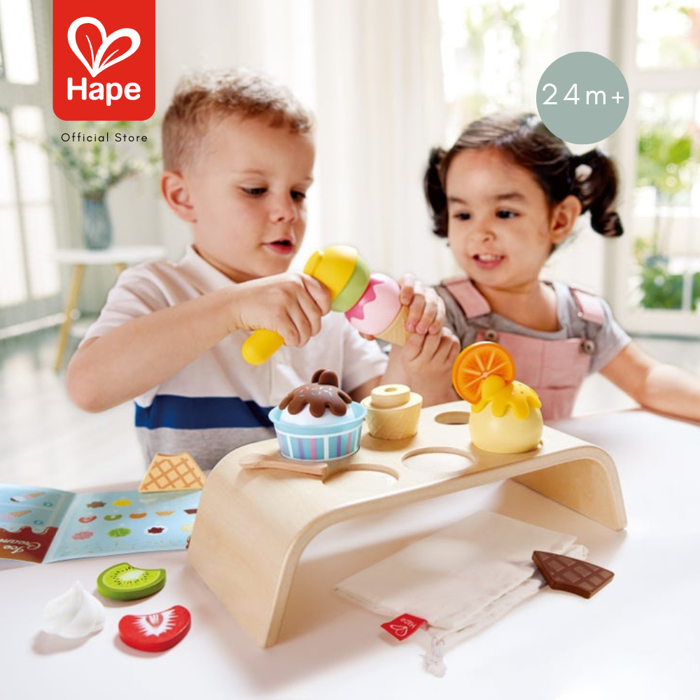 Hape Ice Cream Set	ของเล่นชุดตักไอศกรีม	24M+ รูปที่ 2