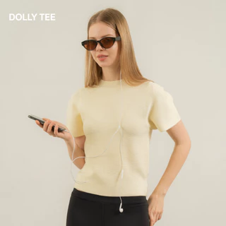 EVERYDAY - Dolly Tee เสื้อยืดผ้านิตติ้งแขนตุ๊กตา