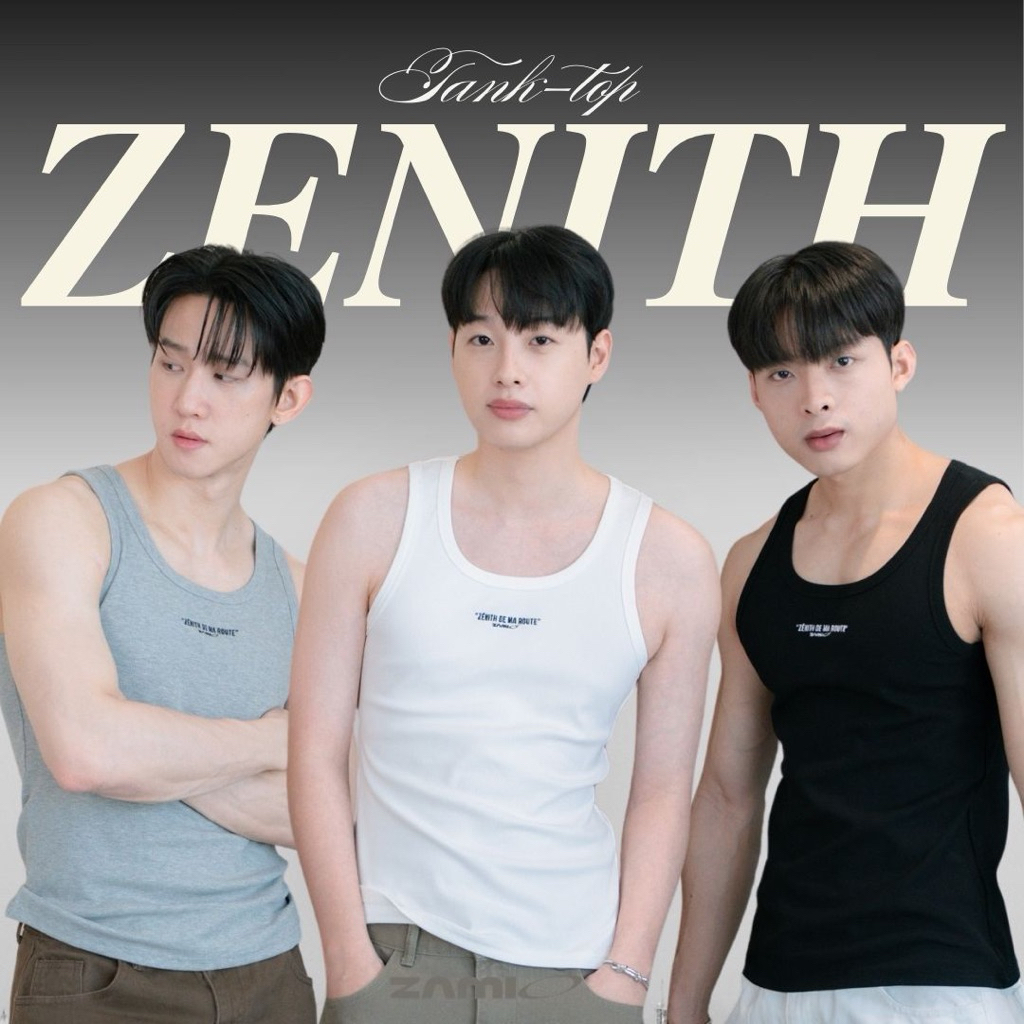 ZAMIO ZENITH Tank top เสื้อกล้ามทรงเข้ารูปพอดีตัว