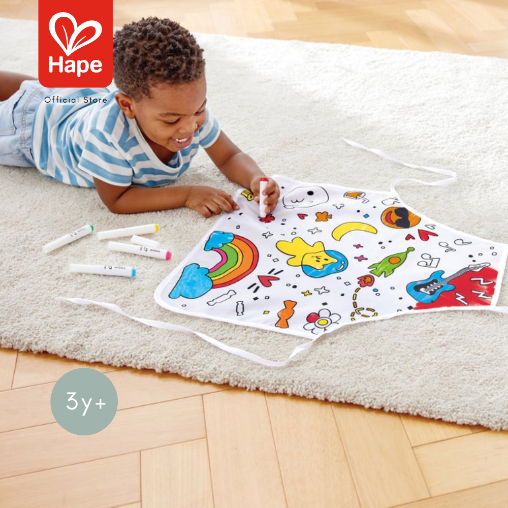 Hape Colour Me Art Apron　アートエプロン　3Y+ 画像5