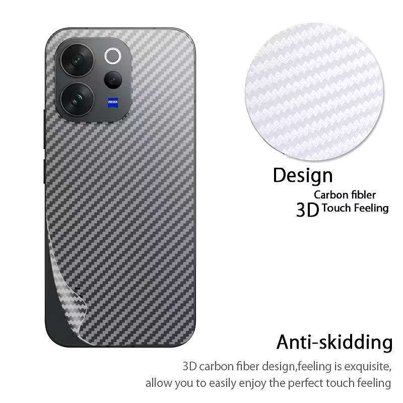 Vivo V70/Vivo V70 Elite(ส่งในไทย)ฟิล์มหลังลายเคฟล่าVivo V70Elite 5G/Vivo V70 5Gตรงรุ่น