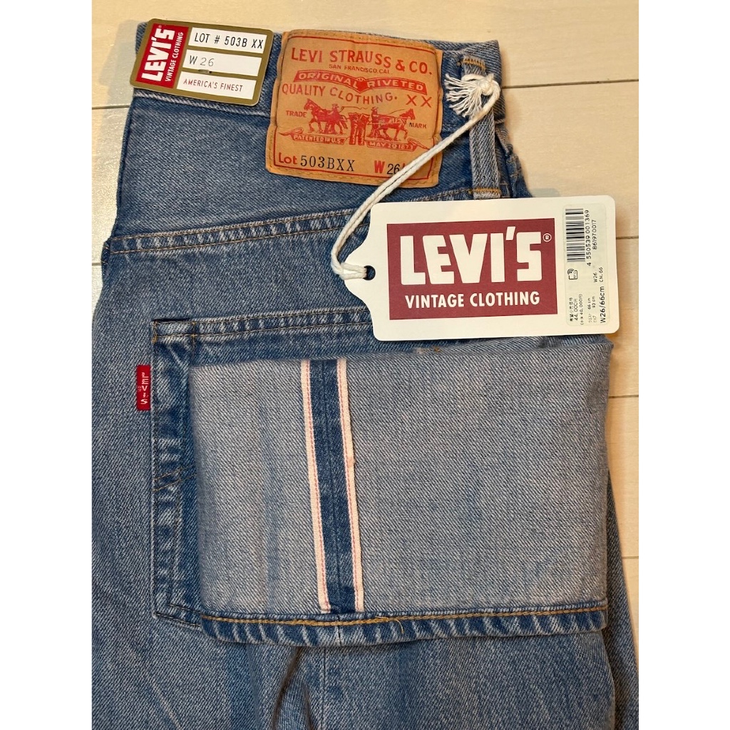 【MADE IN JAPAN】Levi's Vintage Clothing LVC 503B XX 1960s Model Deadstock W26
