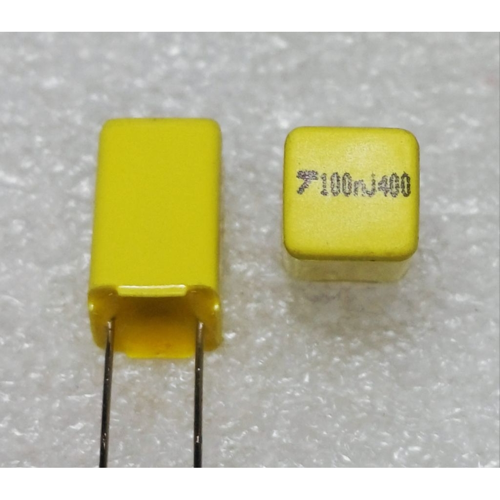 TPC 0.1uf 100nf 104 400v polyester film capacitor ตัวเก็บประจุ คาปาซิเตอร์