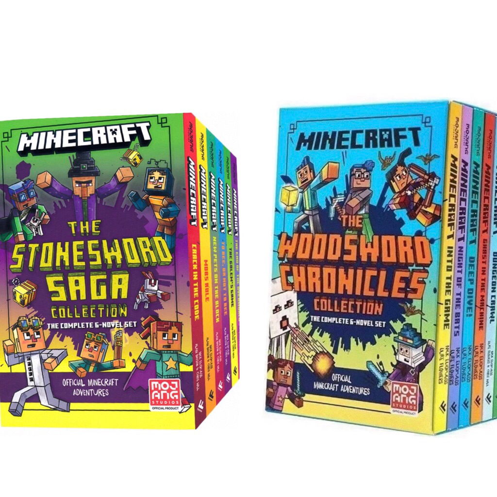 🧱⚔️ ชุดนิยาย Minecraft: The Woodsword Chronicles (ครบ 6 เล่ม) – ผจญภัยในโลกบล็อกสุดมันส์!