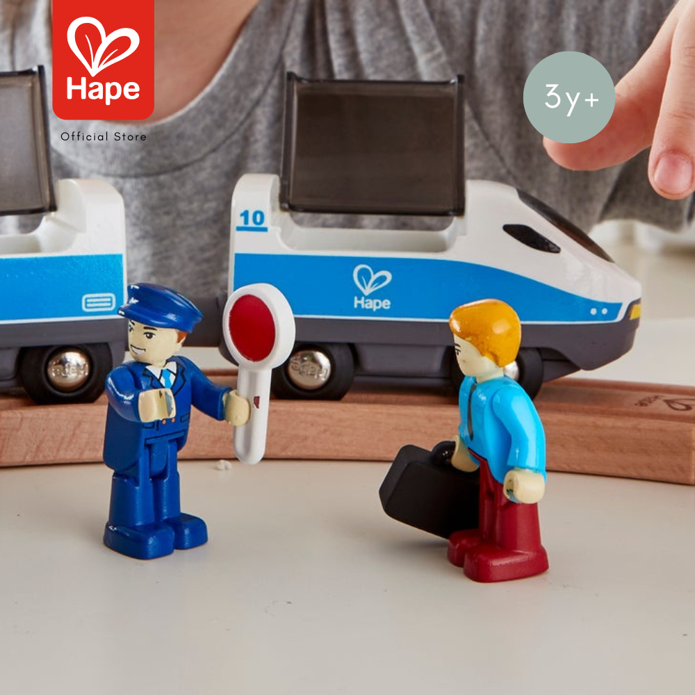 Hape Intercity Battery Train	ขบวนรถไฟฟ้า ใส่ถ่าน มีไฟ วิ่งเองได้	3Y+ รูปที่ 4