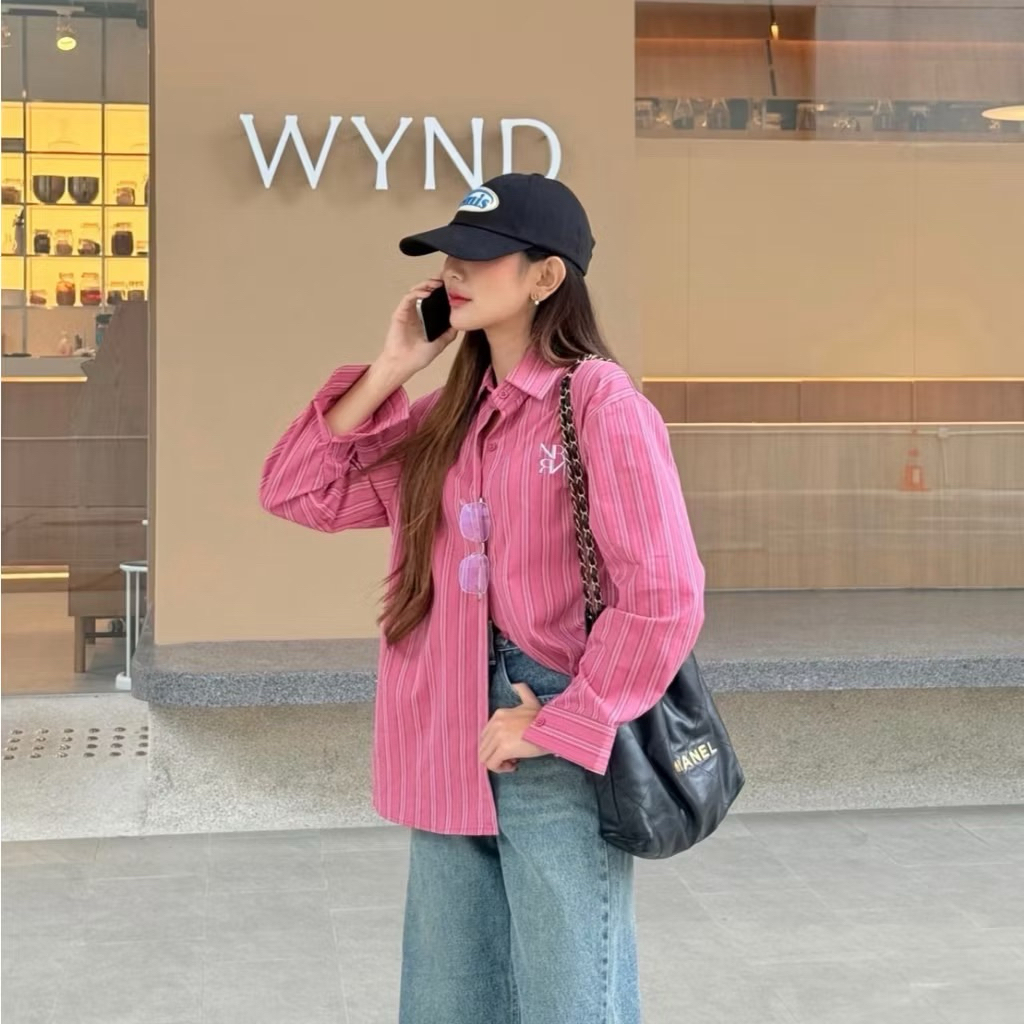 New ✅ NICHARIS - เสื้อเชิ้ต รุ่น NR Basic Shirt