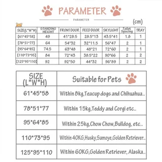 กรงสุนัข กรงหมา กรงหมาใหญ่ กรงสัตว์เลี้ยง พร้อมล้อ 4 ล้อ และถาดรอง ขนาดใหญ่ แข็งแรง ทนทาน Dog Cageเหล็กหนาพิเศษ