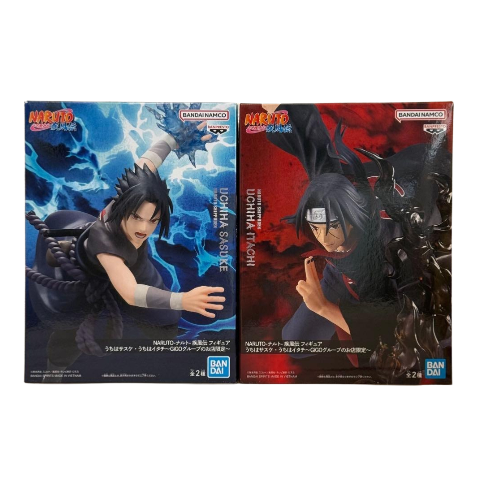 Banpresto NARUTO Figure Uchiha Sasuke Uchiha Itachi  GiGO Store Limited Japan Obito Shisui Madara