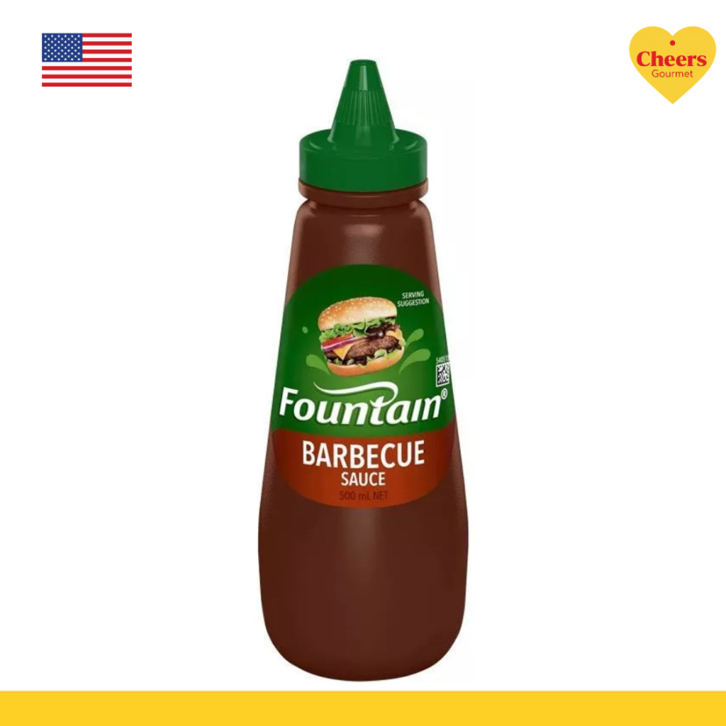 Fountain Barbecue Bbq Sauce l ฟาวเท่นซอสบาร์บีคิวบาร์บีคิว 500ml.