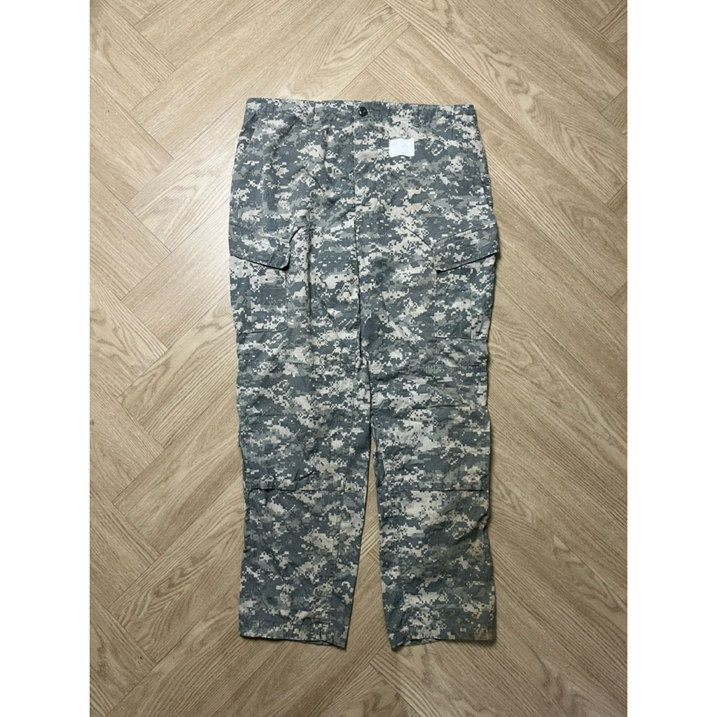 เอว38-40  ยาว 45 กางเกงทหารอเมริกาแท้ ลายพราง งานกอฃทัพ USA ลายมัลติแคม ACU วูดแลนด์ ผ้าหนา ทนทาน #H