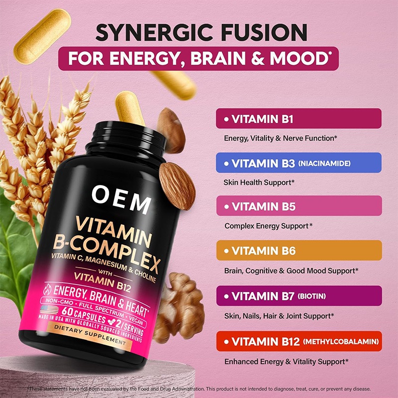 7 Amazon ระเบิดวิตามินแคปซูลอาหารเสริมหลายวิตามินแคปซูลที่กำหนดเองทดแทนการประมวลผล OEM