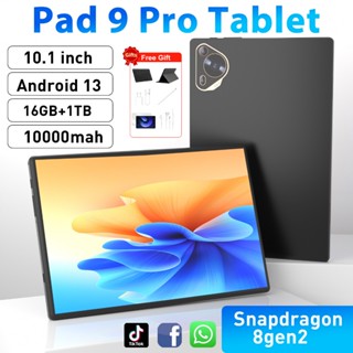 Pad 9 Pro Tablet 10.1 นิ้ว 16GB+1TB แอนดรอยด์ 13 สแนปดราก้อน…