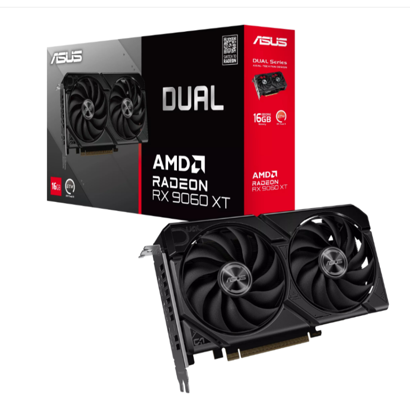 ASUS Dual Radeon RX 9060 XT 16GB GDDR6 (DUAL-RX9060XT-16G)