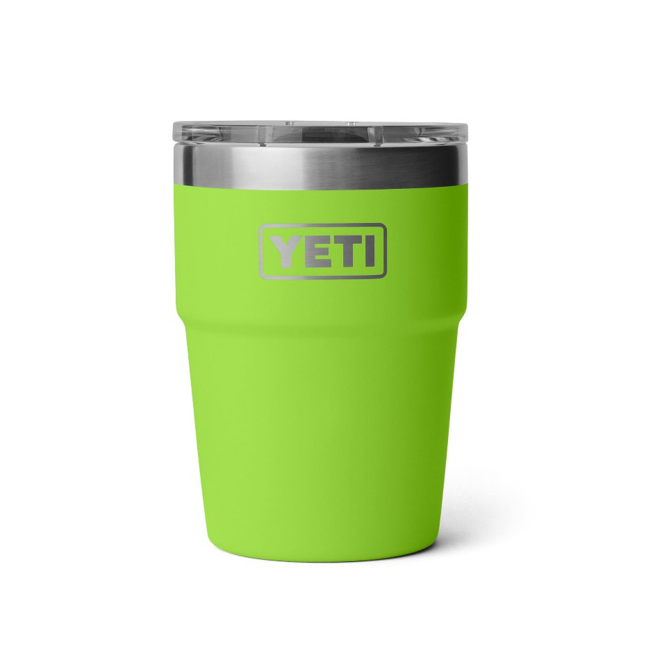 YETI แก้วเยติ สำหรับใส่เครื่องดื่ม RAMBLER 16 OZ STACKABLE CUP WITH MAGSLIDER LID