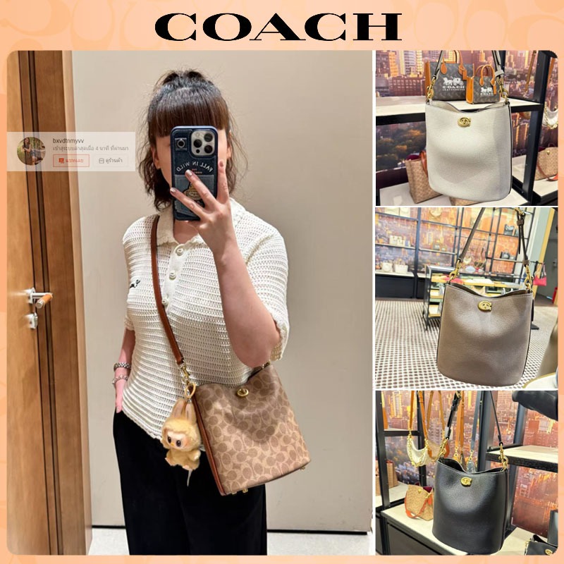 จัดส่งรวดเร็ว，🔥willow กระเป๋าถือทรงถังสำหรับผู้หญิง，กระเป๋าถือ，กระเป๋าสะพายไหล่ CW602 CW625