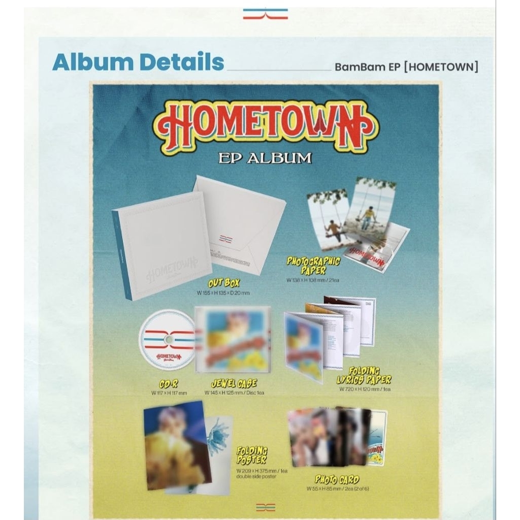 [พร้อมส่ง] Album BamBam Hometown - Khon Kaen Fansign Edition 🏠
