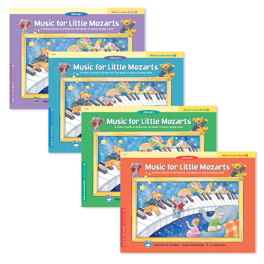 หนังสือเรียนเปียโน Music for Little Mozart Lesson