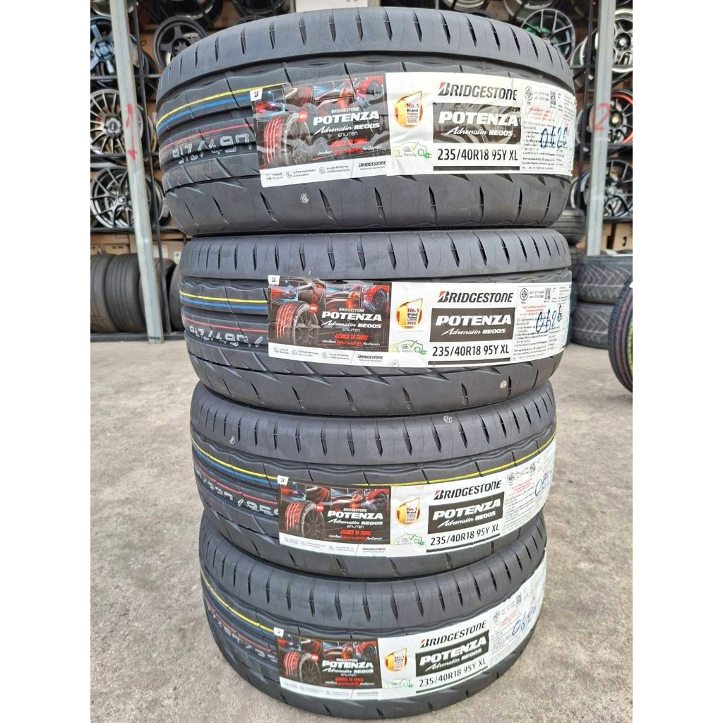 🚗🚕ยางBridgestone 235/40/18 RE005 ยางใหม่ปี26
