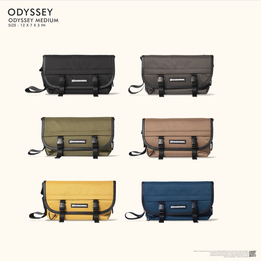 (ส่งฟรี) กระเป๋า Hobs ของแท้ รุ่น Odyssey Medium ขนาด 12 นิ้วสะพายข้าง