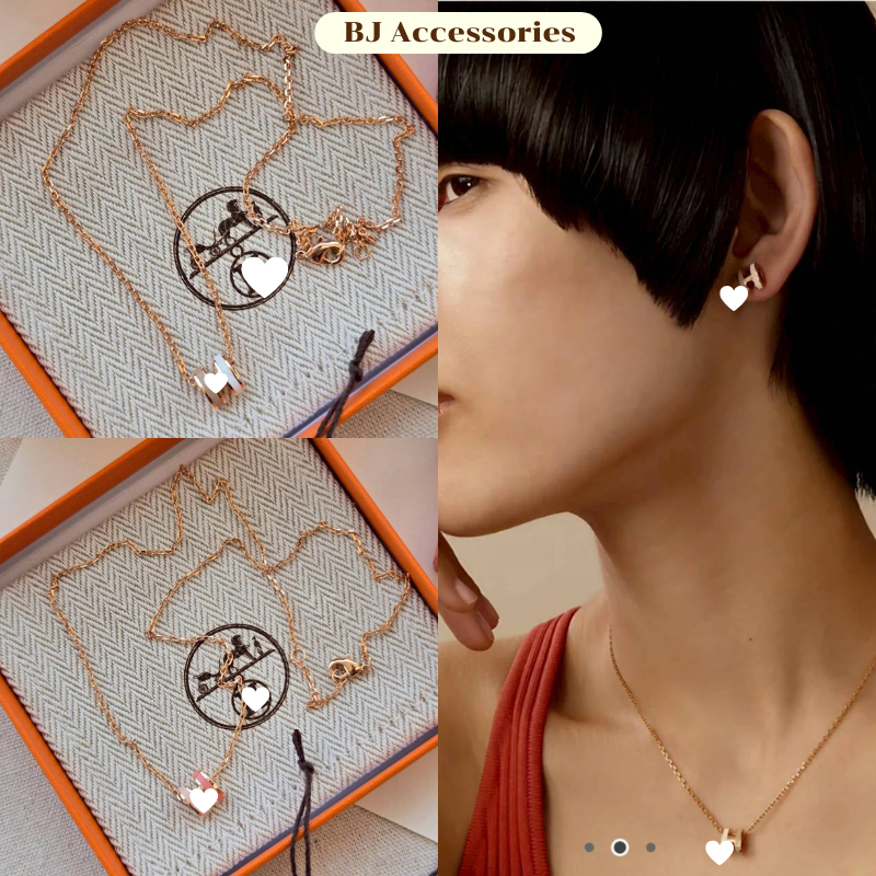 (H19) สร้อยคอแฟชั่น  ใส่ได้ทุกวัน ราคาถูก มีปั๊มแบรนด์ ลูกคุณสุดๆ ♡