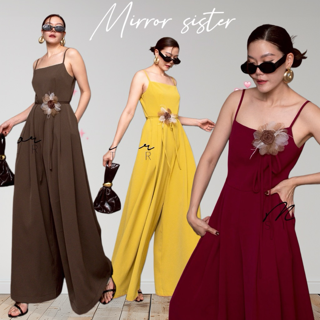 Mirrorsister 51126.4 จั้มสูททรงขากระบอกผ้าทิ้งตัว – โปรปัง