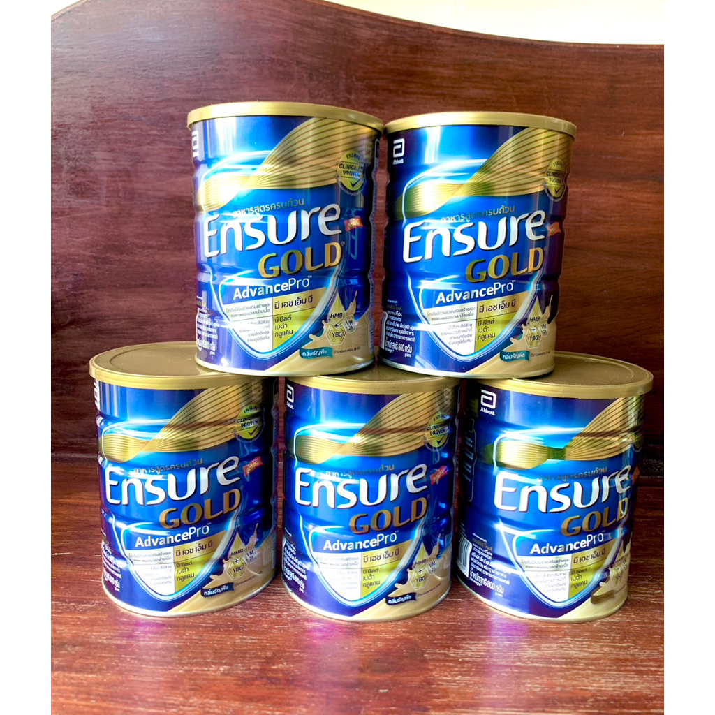 ถูกสุด สูตรใหม่ ENSURE GOLD AVP ธัญพืช 800กรัม EXP 2028 (สินค้าพร้อมส่ง)