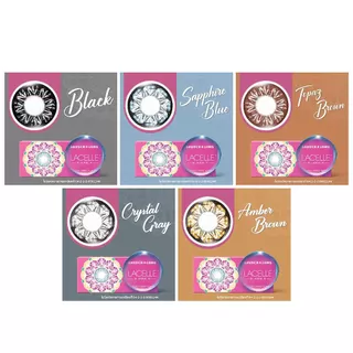 Bausch & Lomb Lacelle Jewel คอนแทคเลนส์รายเดือน 2ชิ้น (1คู่) สีดำ