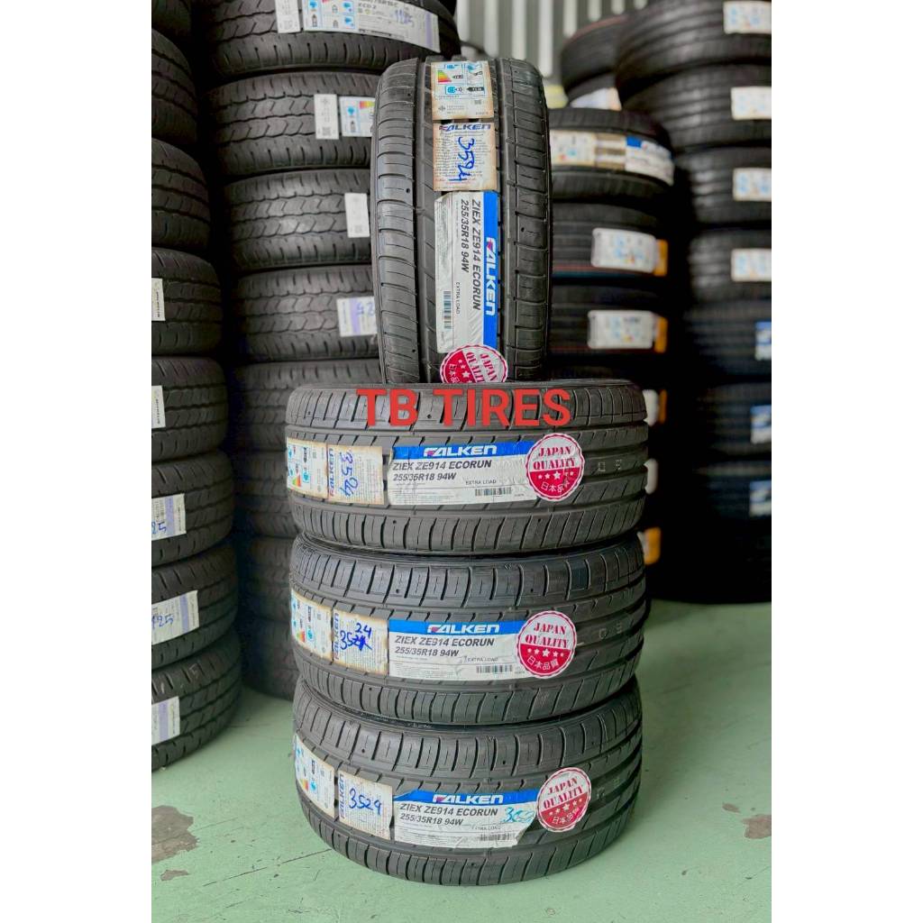 ยางรถยนต์ 255/35R18 ZE914EC 94W XL FA // FALKEN (ยางใหม่ค้างปี 2024)