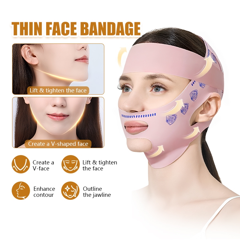 สายรัดหน้าเรียว เข็มขัดรัดหน้า ยกกระชับใบหน้า หน้าวี กระชับแก้ม รุ่นรุ่นอัพเกรด ใส่นอนได้