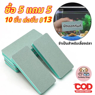 【FurBaby】พร้อมส่ง COD ฟองน้ำขัดกระจก ซื้อ 5 แถม 5 ฟองน้ำขจัดคราบ คราบน้ำฝังแน่น ฝ้ากระจก กระจกตู้ปลา ไม่เป็นรอย สะอาด