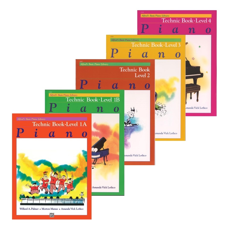 Alfred's Basic Piano Library: Technic book