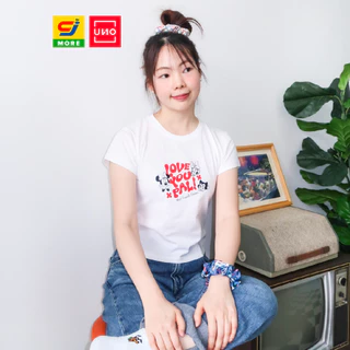 UNO เสื้อยืด Baby Tee Mickey&Friends ลิขสิทธิ์แท้