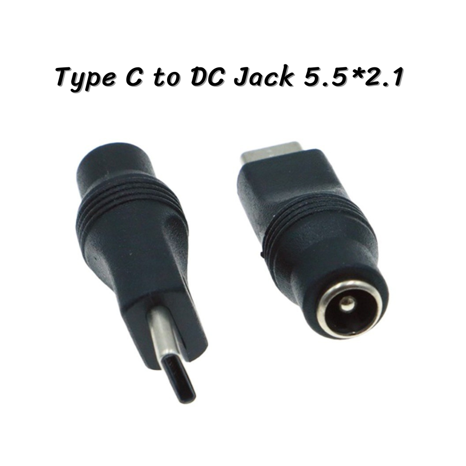 DC Jack Adapter 5.5×2.1mm อะแดปเตอร์แจ็คเชื่อมต่อ DC Type-C / Micro USB ราคา ถูกที่สุด ดีลบีเคเค แกลเลอรีภาพที่ 2