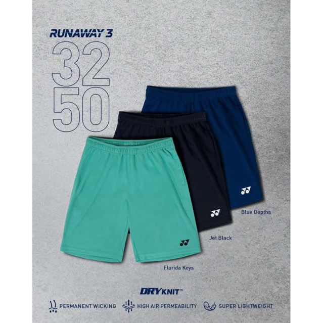 Yonex กางเกงแบดมินตัน รุ่น 3250/3251 (ของแท้ 100%) ใส่สบาย ระบายอากาศ แห้งไว