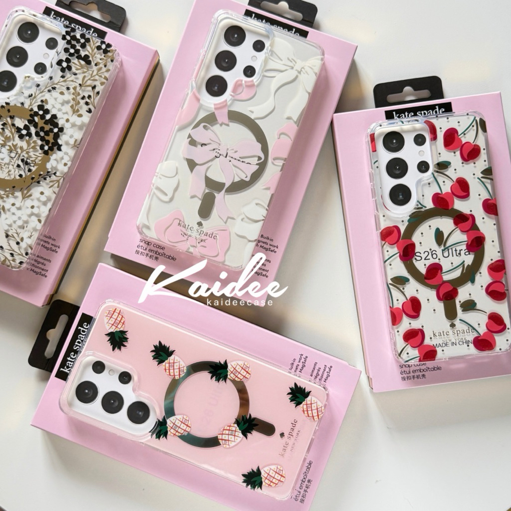 kaidee-Case S23Ultra-S26Ultra Magnetic ลายมินิมอล มีแม่เหล็กขอบนิ่มหลังแข็ง สำหรับรุ่นSAMSUN