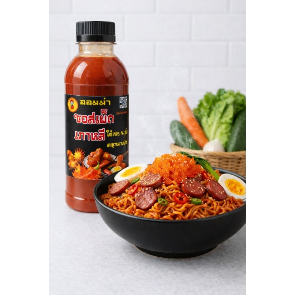 ซอสเผ็ดเกาหลีคลุกมาม่า