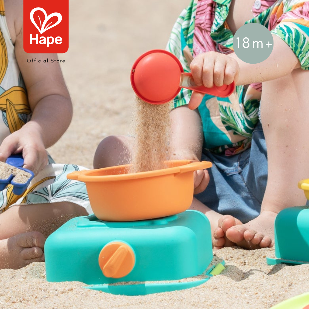 Hape - Sandy Chef Beach Cooking Set Mainan Pasir Masak-masakan 18M+ gambar 4